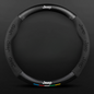 High Strength Carbon Fiber Suede Steering Wheel Cover - Anti-slip, Wear-resistant, Heat Stable, Stylish