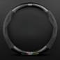 High Strength Carbon Fiber Suede Steering Wheel Cover - Anti-slip, Wear-resistant, Heat Stable, Stylish