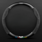 High Strength Carbon Fiber Suede Steering Wheel Cover - Anti-slip, Wear-resistant, Heat Stable, Stylish