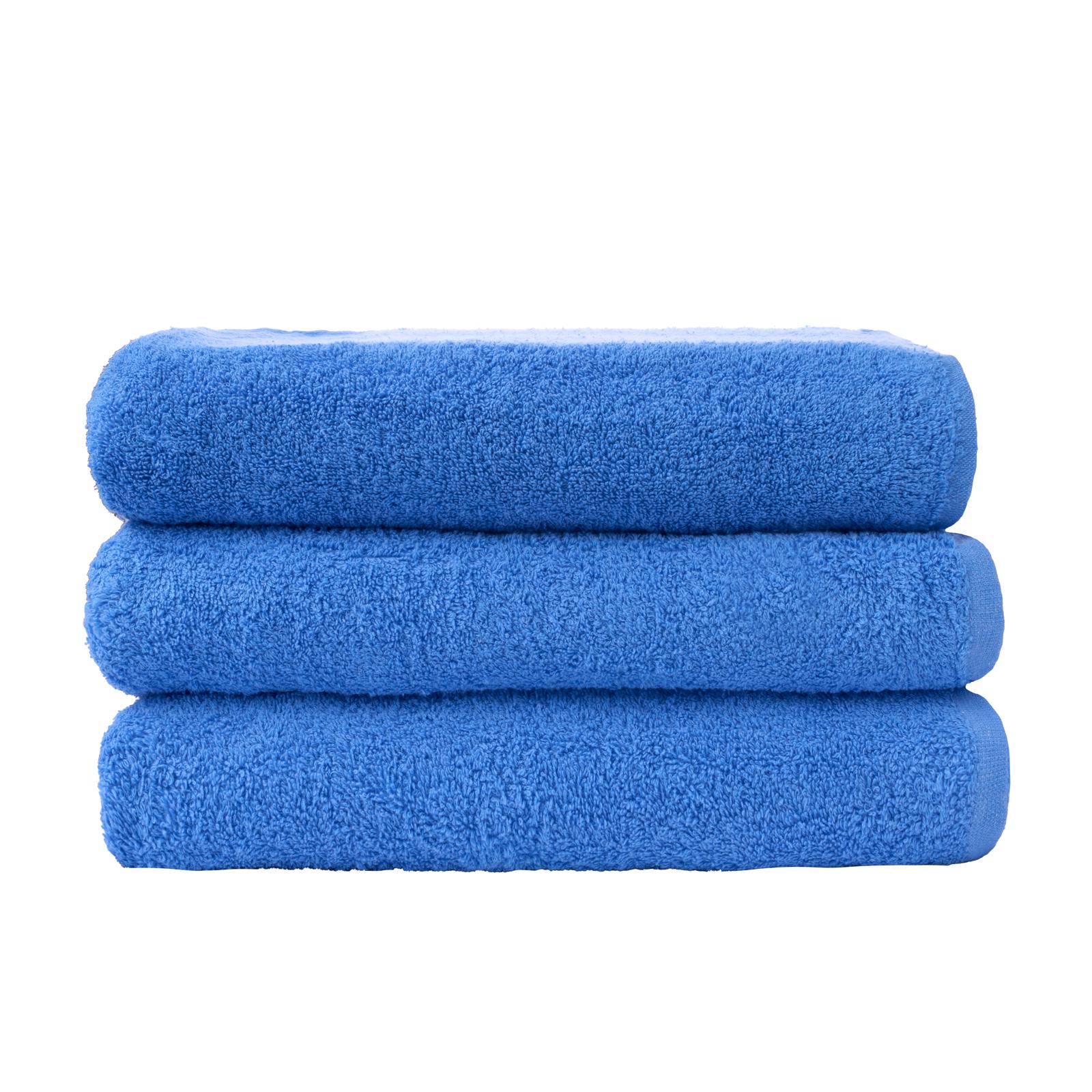 BANYO HAVLUSU 90X150 | 6'lı Set-%100 Pamuk-Mavi