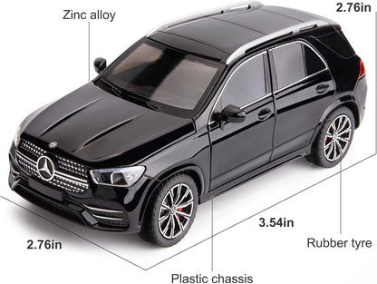 1:24 Alloy Die-cast  Mercedes-Benz GLE 350 Toy Car with Sound and Light