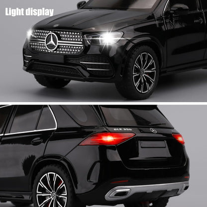 1:24 Alloy Die-cast  Mercedes-Benz GLE 350 Toy Car with Sound and Light