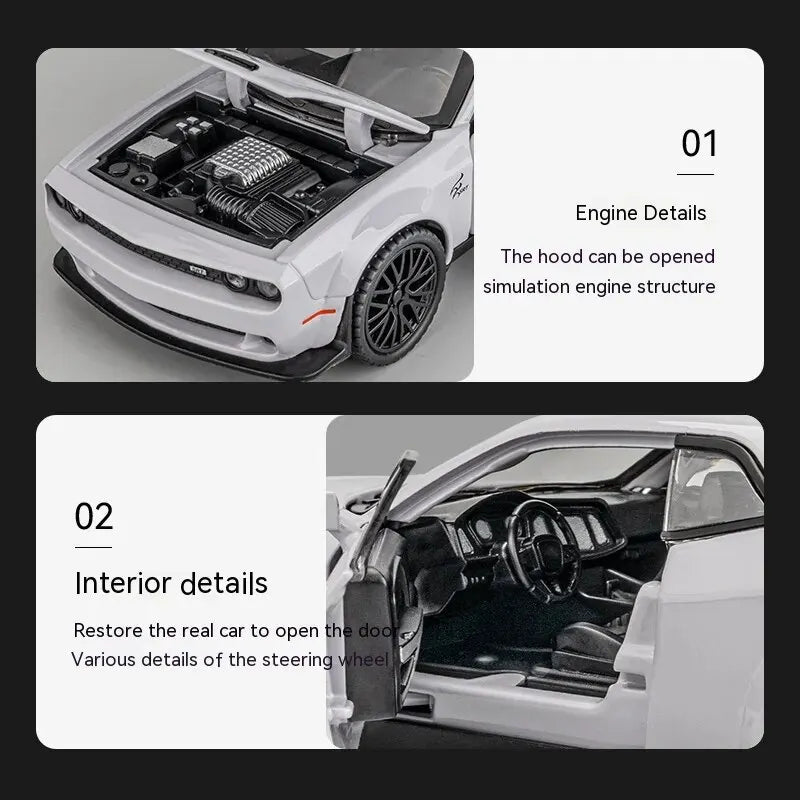 1:32 Dodge Challenger Hellcat