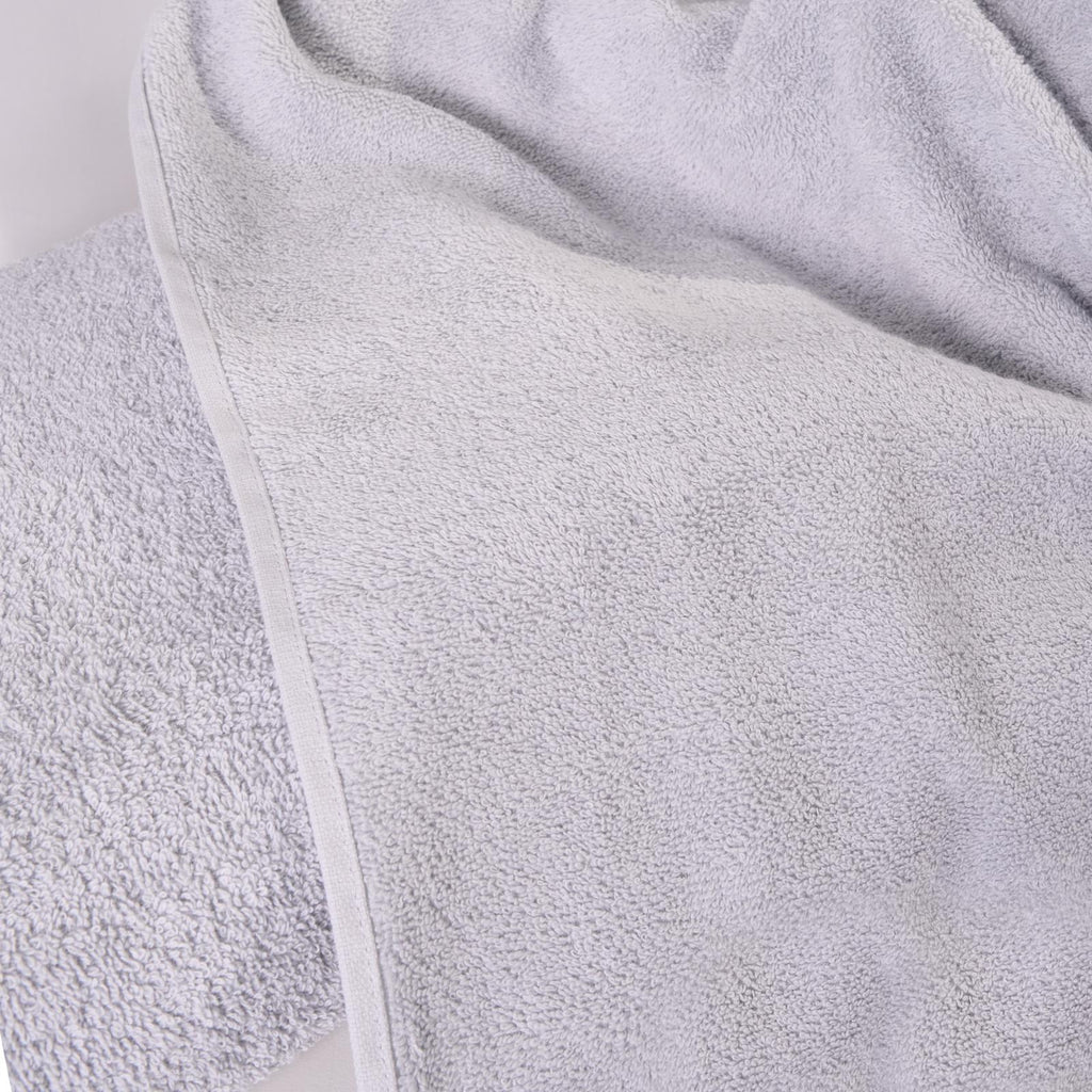 Handtuch 90 x 150 cm, Grau | 3er-Set – 100 % Baumwolle – Weiche Textur