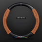 High Strength Carbon Fiber Suede Steering Wheel Cover - Anti-slip, Wear-resistant, Heat Stable, Stylish