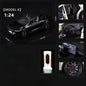 1:24 Scale Alloy Tesla Model X Diecast Model