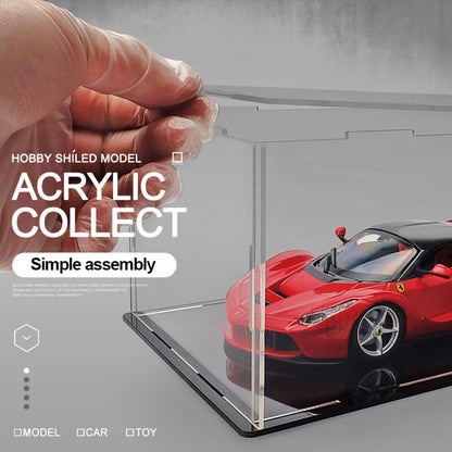 1:18 1:24 1:32 Transparent Acrylic Car Model Display Box Dust Cover Box Storage