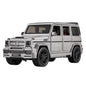 1:24 Mercedes Benz G65 Model Car Die Cast Simulation