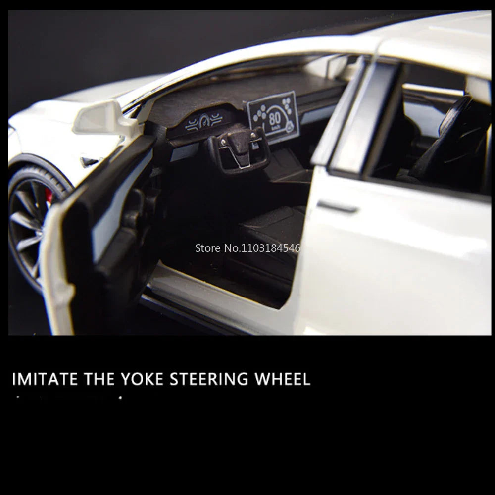 1:24 Scale Alloy Tesla Model X Diecast Model