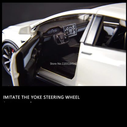 1:24 Scale Alloy Tesla Model X Diecast Model