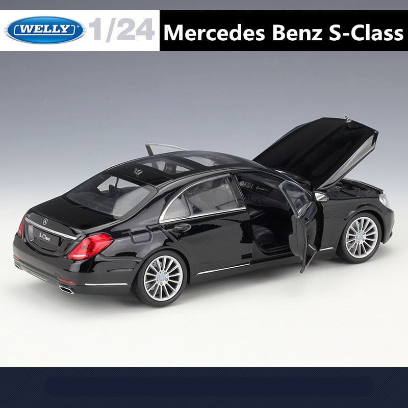 1:24 Mercedes Benz S-Class  Alloy Car Model Die Cast