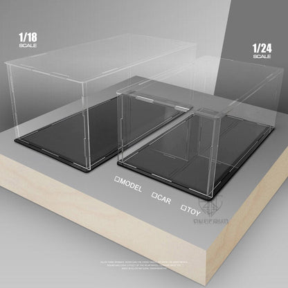 1:18 1:24 1:32 Transparent Acrylic Car Model Display Box Dust Cover Box Storage
