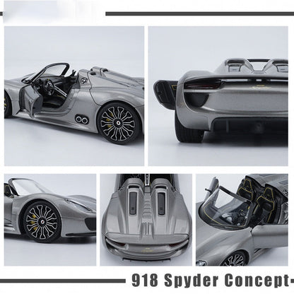 1:24 Porsche 918 Spyder Supercar Die Cast