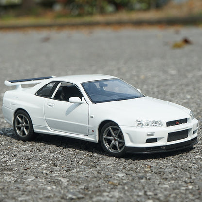 1:24 Nissan Skyline GTR R34 Die Cast