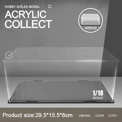 1:18 1:24 1:32 Transparent Acrylic Car Model Display Box Dust Cover Box Storage
