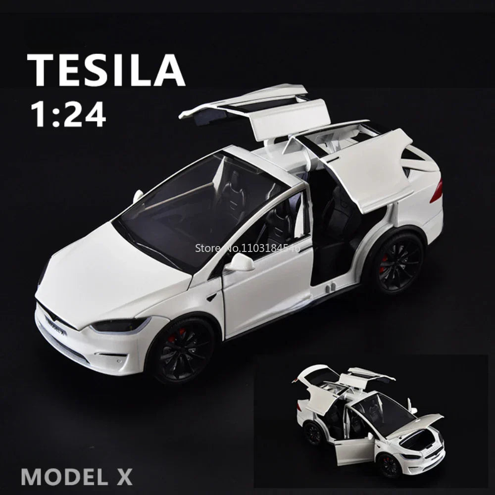 1:24 Scale Alloy Tesla Model X Diecast Model