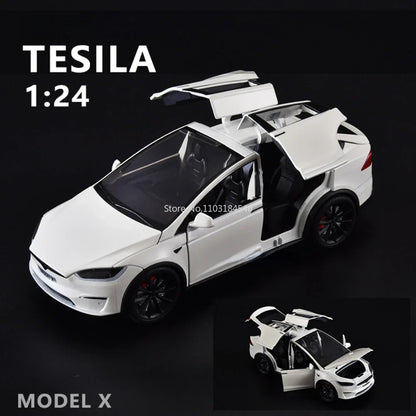 1:24 Scale Alloy Tesla Model X Diecast Model