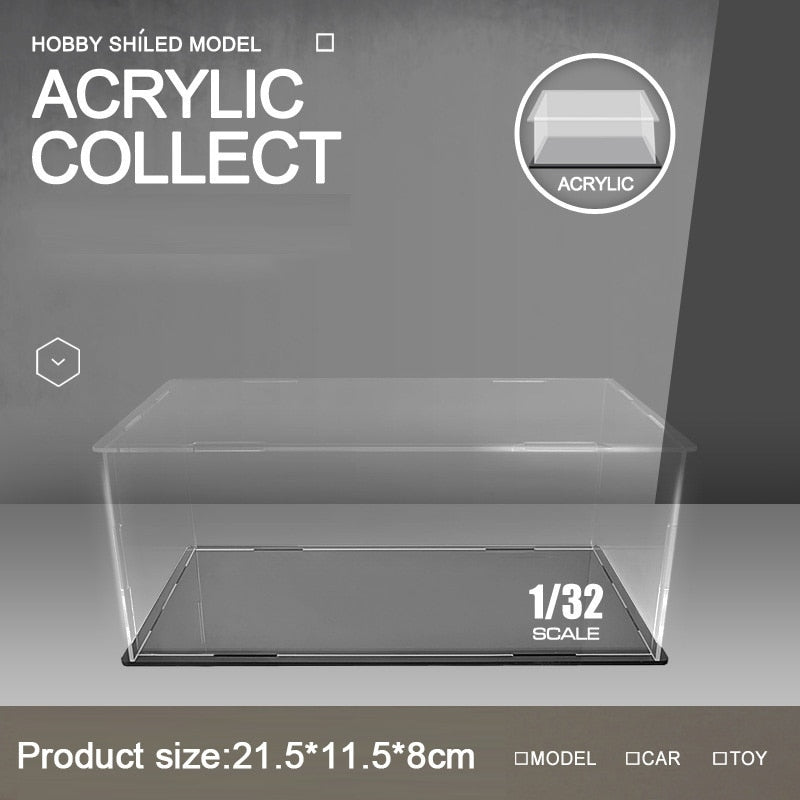 1:18 1:24 1:32 Transparent Acrylic Car Model Display Box Dust Cover Box Storage