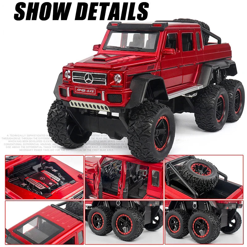 1:22 Mercedes Benz G63 6x6 Diecast Model