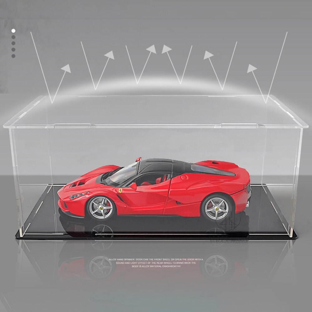 1:18 1:24 1:32 Transparent Acrylic Car Model Display Box Dust Cover Box Storage