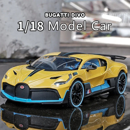 1:18 Bugatti Divo Sports Diecast Car Model