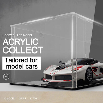 1:18 1:24 1:32 Transparent Acrylic Car Model Display Box Dust Cover Box Storage