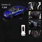 1:24 Scale Alloy Tesla Model X Diecast Model