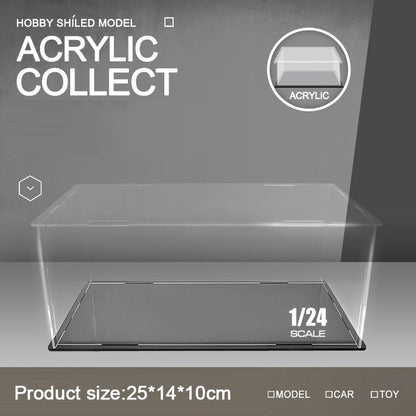 1:18 1:24 1:32 Transparent Acrylic Car Model Display Box Dust Cover Box Storage