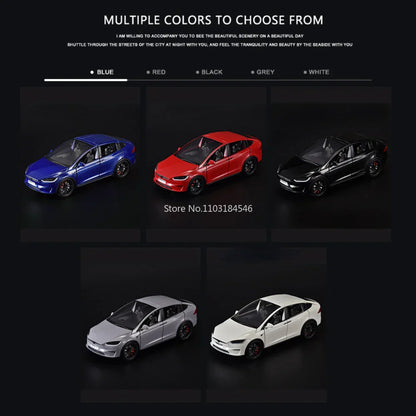1:24 Scale Alloy Tesla Model X Diecast Model