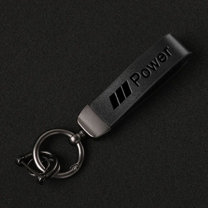 BMW M Power Luxury Genuine Leather Keychain