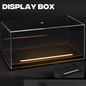 1:24 Premium Acrylic Car Model Display Box with Leather Base