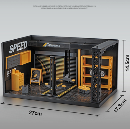 1:24 Repair Shop Car Model Display Box