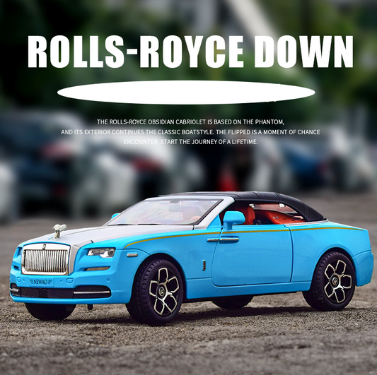 1:24 Rolls Royce Phantom Soft-Top Convertible Die-Cast Model