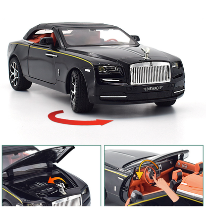 1:24 Rolls Royce Phantom Soft-Top Convertible Die-Cast Model