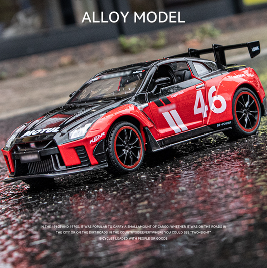 1:24 Nissan GTR Alloy Model – Iconic Speed in a Compact Scale