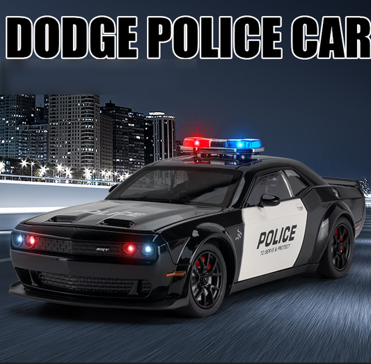 1:24 Dodge Hellcat Police Car Die-Cast Model