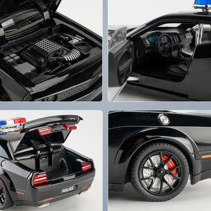 1:24 Dodge Hellcat Police Car Die-Cast Model