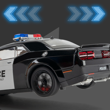 1:24 Dodge Hellcat Police Car Die-Cast Model