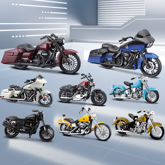 1:18 Harley Davidson Die-Cast Motorcycle Model