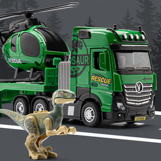 1:50 Jurassic Park Dinosaur Trailer Model Set