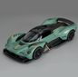 1:32 Aston Martin Valkyrie Alloy Sports Car Model