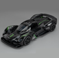1:32 Aston Martin Valkyrie Alloy Sports Car Model