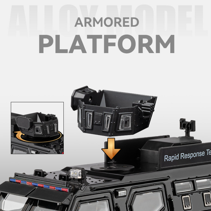 1:24 Sabertooth Armored Vehicle Alloy Model