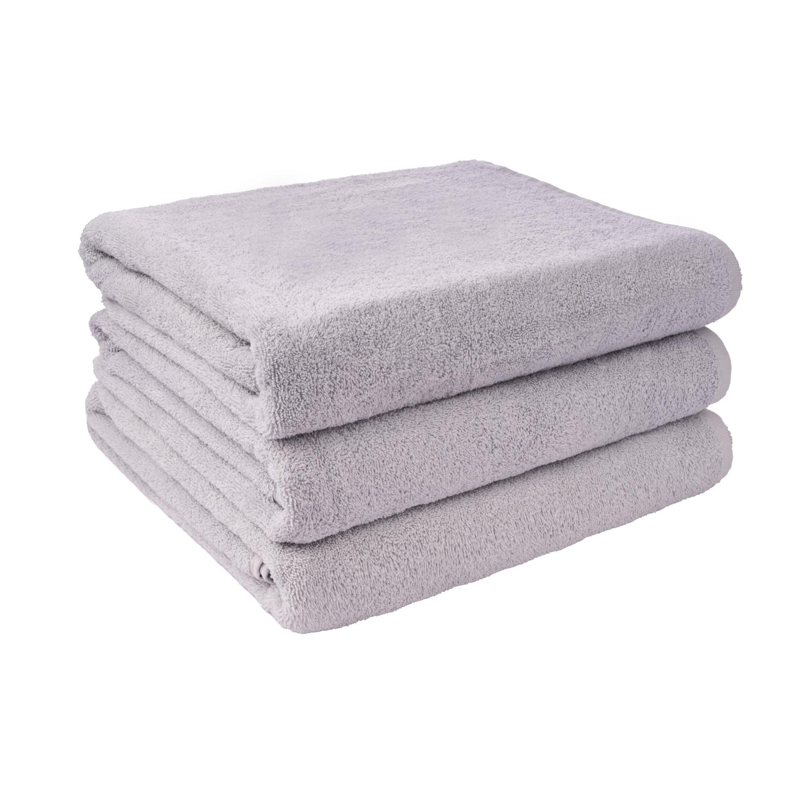 EL HAVLUSU 90X150 GRİ | 3'lü Set-%100 Pamuk-Yumuşak Doku