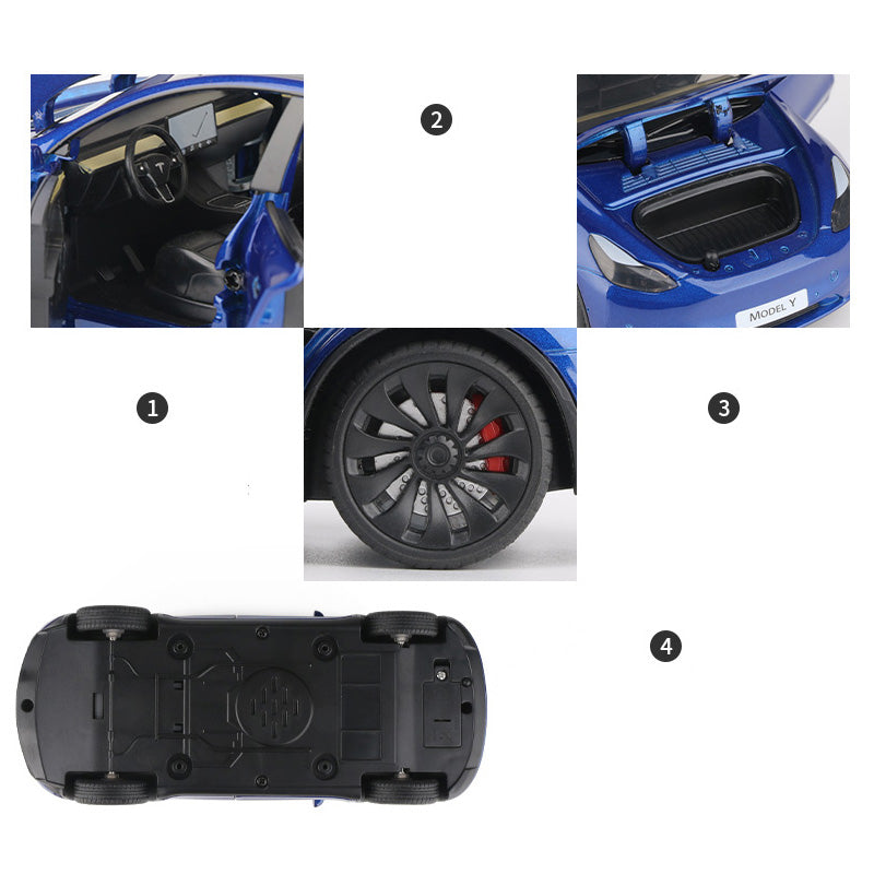 Tesla Model Y Modellauto 1/24